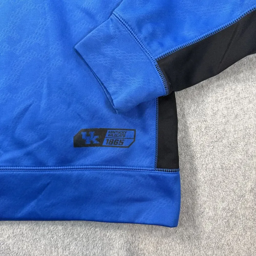 Kentucky Wildcats Nike Therma-FIT Hoodie Men's Large Blue Pullover Sweatshirt
